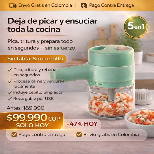 TurboChef™ — Picador Eléctrico 5 en 1