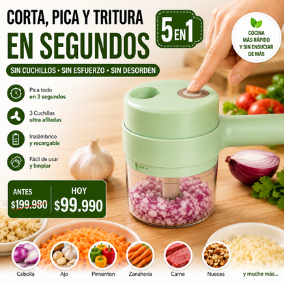 TurboChef™ — Cortador Elétrico 5 en 1
